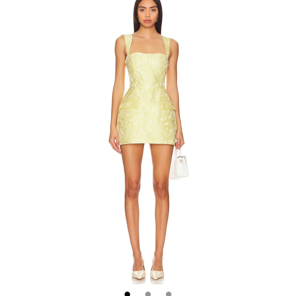 Amanda uprichard Bethany romper yellow